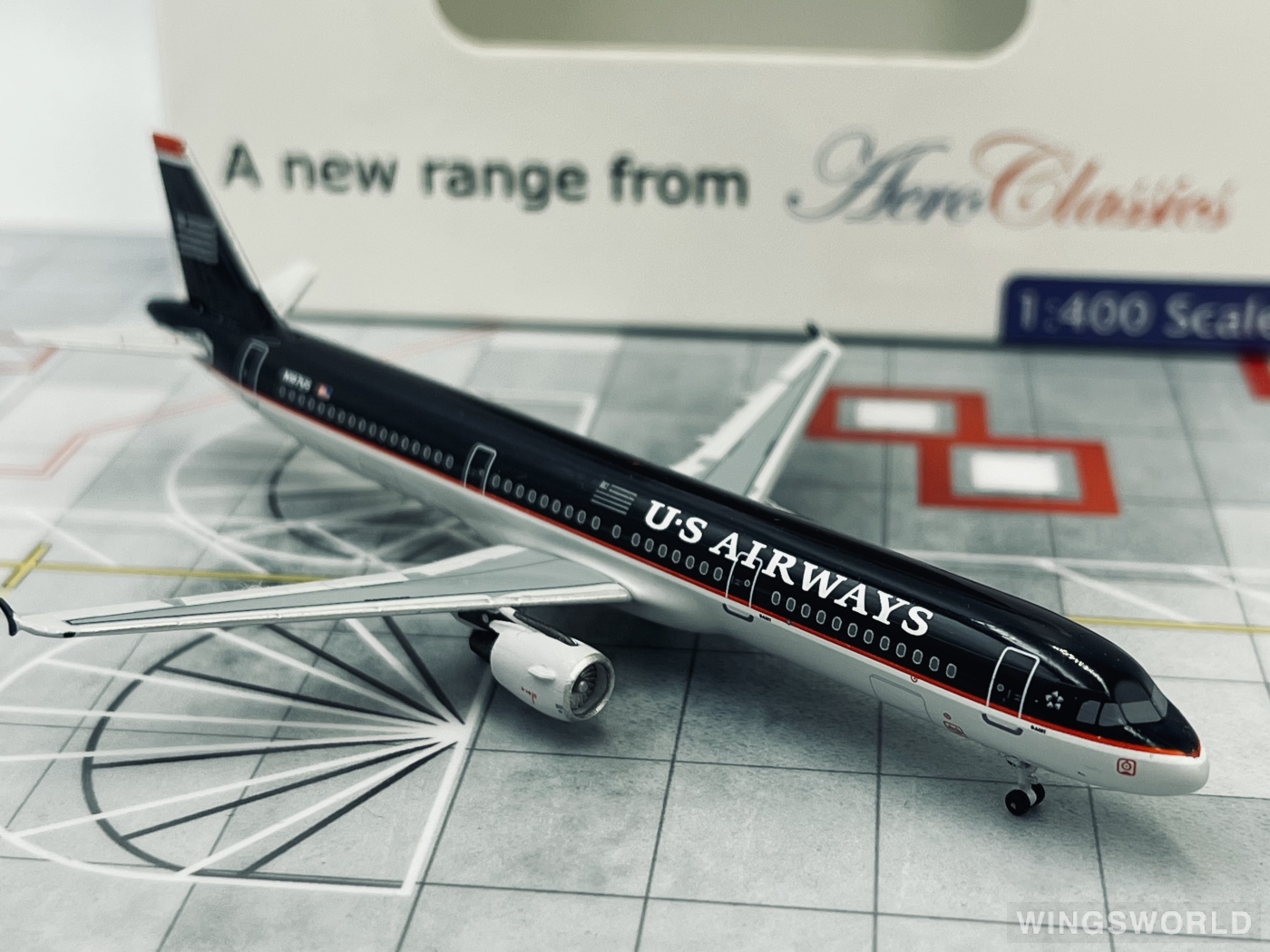 AeroClassics 1:400 ACN187US US Airways 全美航空 Airbus A321 N187US