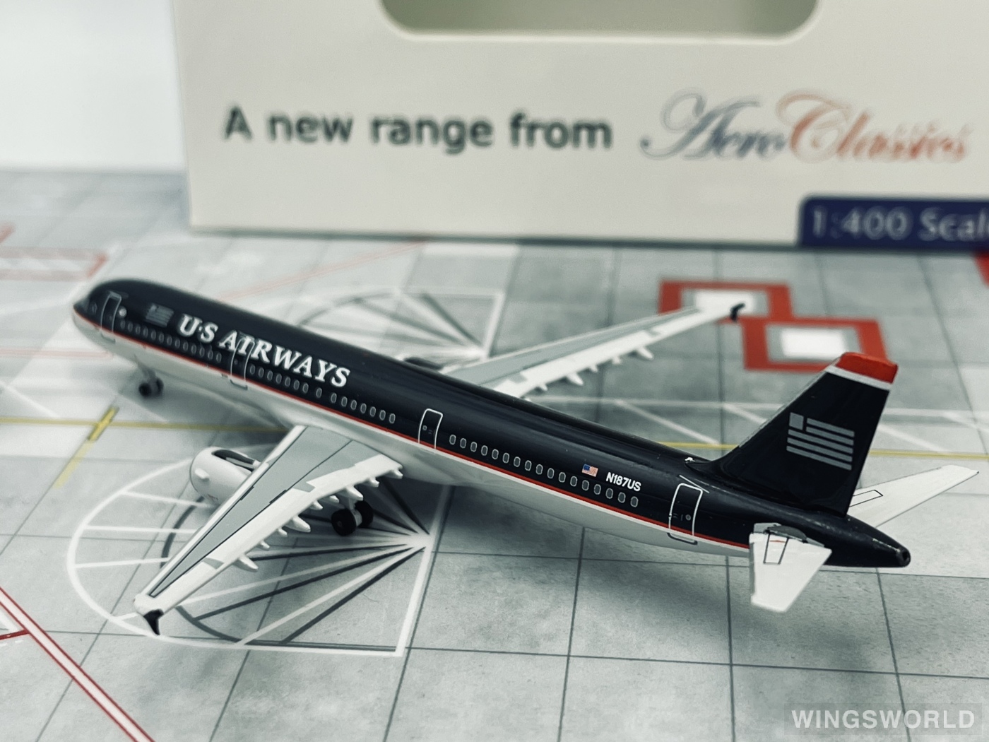 AeroClassics 1:400 ACN187US US Airways 全美航空 Airbus A321 N187US