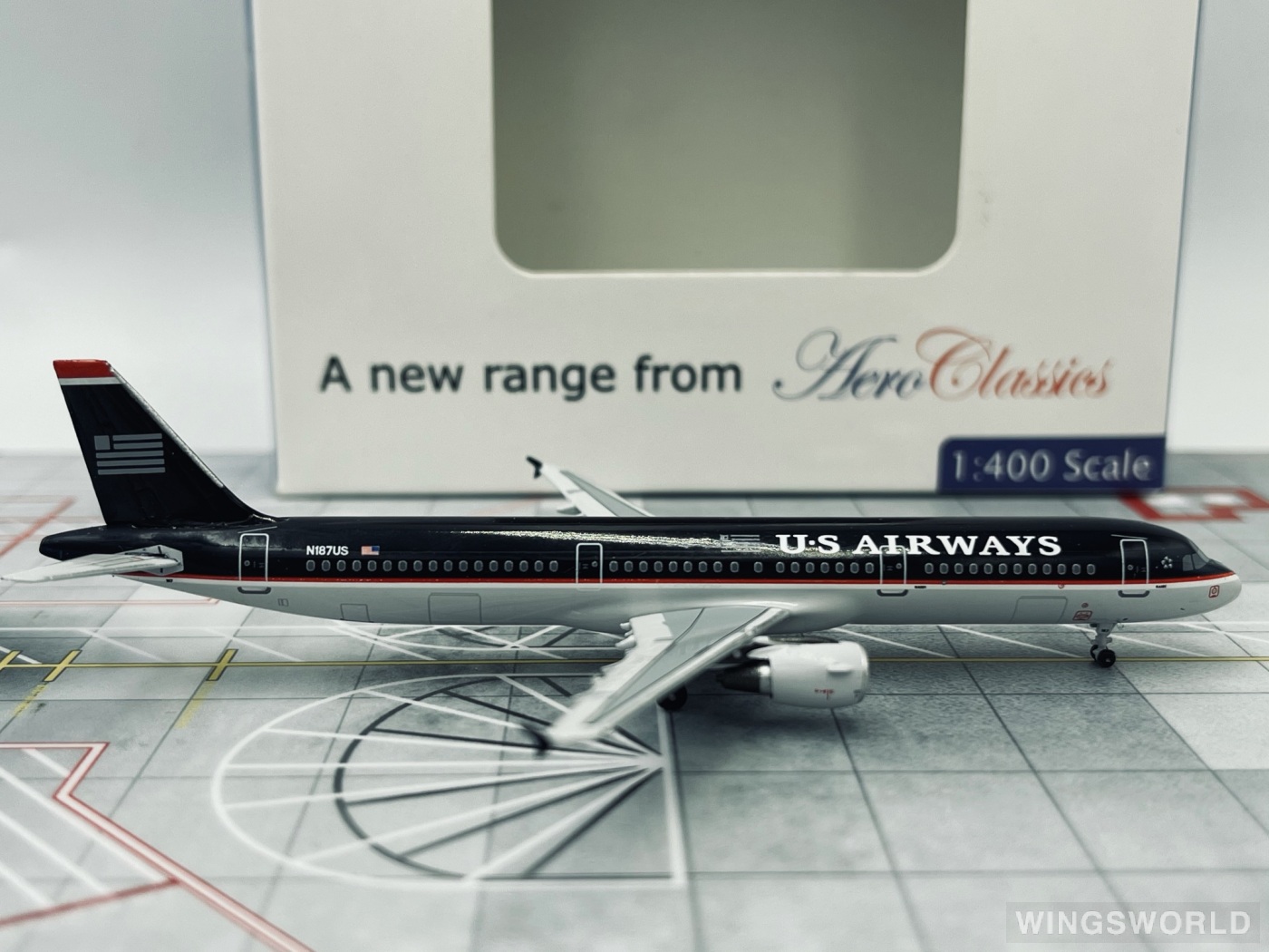 AeroClassics 1:400 ACN187US US Airways 全美航空 Airbus A321 N187US