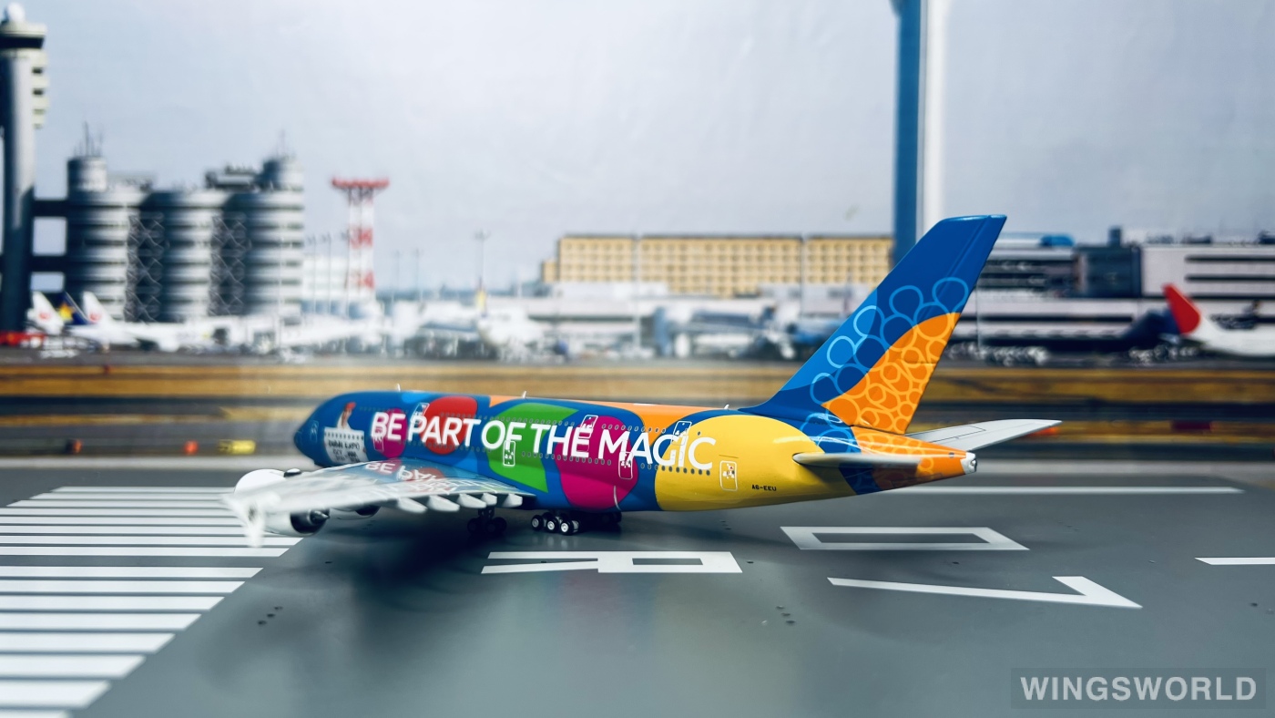 Geminijets 1:400 GJUAE2063 Emirates 阿联酋航空 Airbus A380-800 A6-EEU
