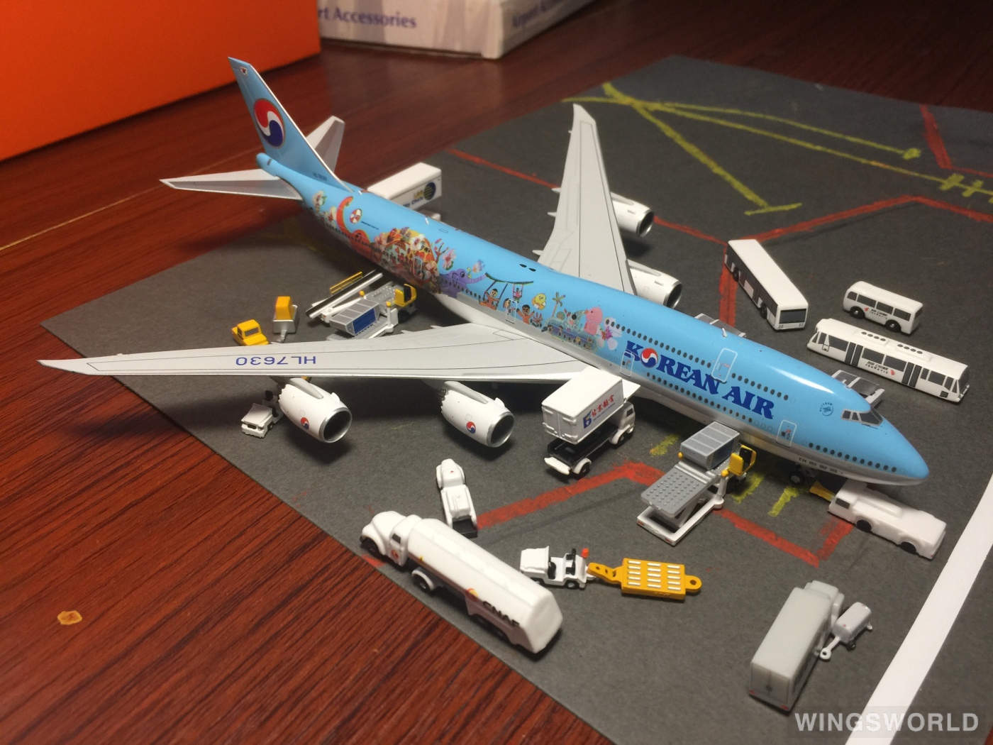 JC Wings 1:400 EW4748001 Korean Air 大韩航空 Boeing 747-8i HL7630
