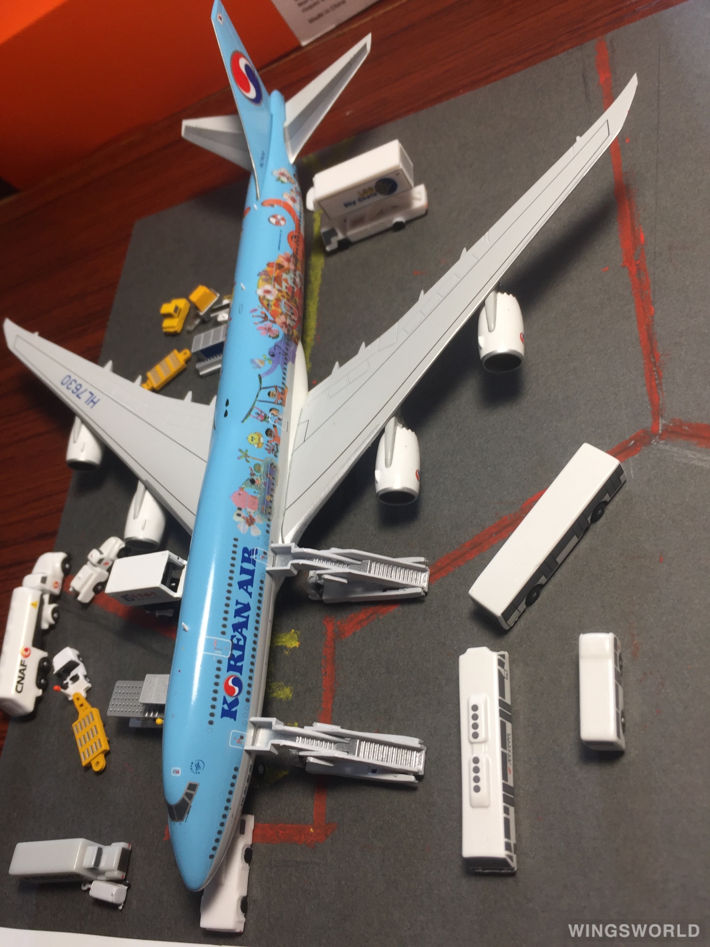 JC Wings 1:400 EW4748001 Korean Air 大韩航空 Boeing 747-8i HL7630