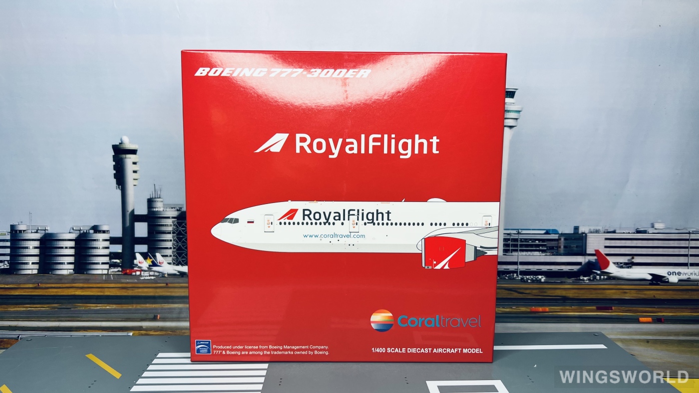 JC Wings 1:400 LH4259A Royal Flight 俄罗斯皇家航空 Boeing 777-300ER VP-BGK