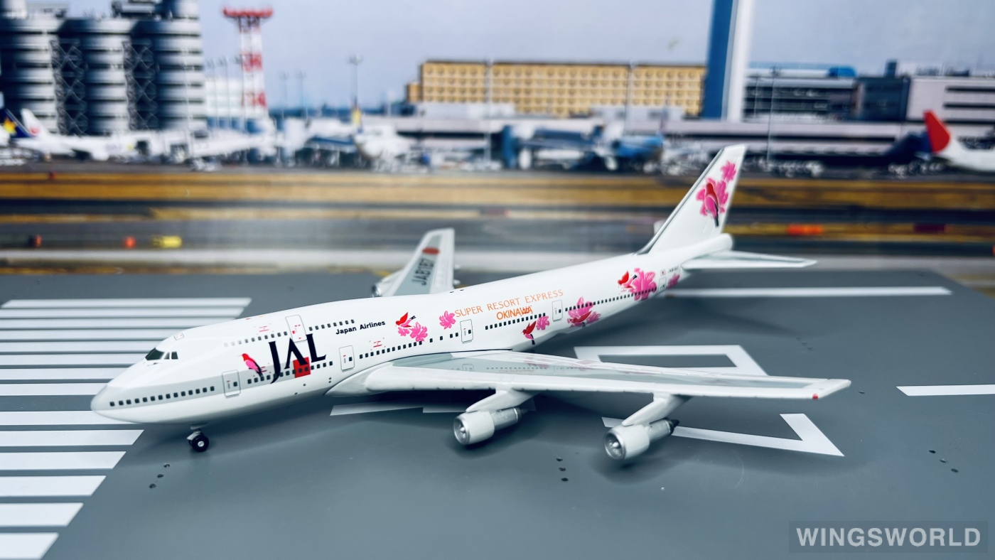 Geminijets 1:400 GJJAL008 Japan Airlines 日本航空 Boeing 747-300 JA8187