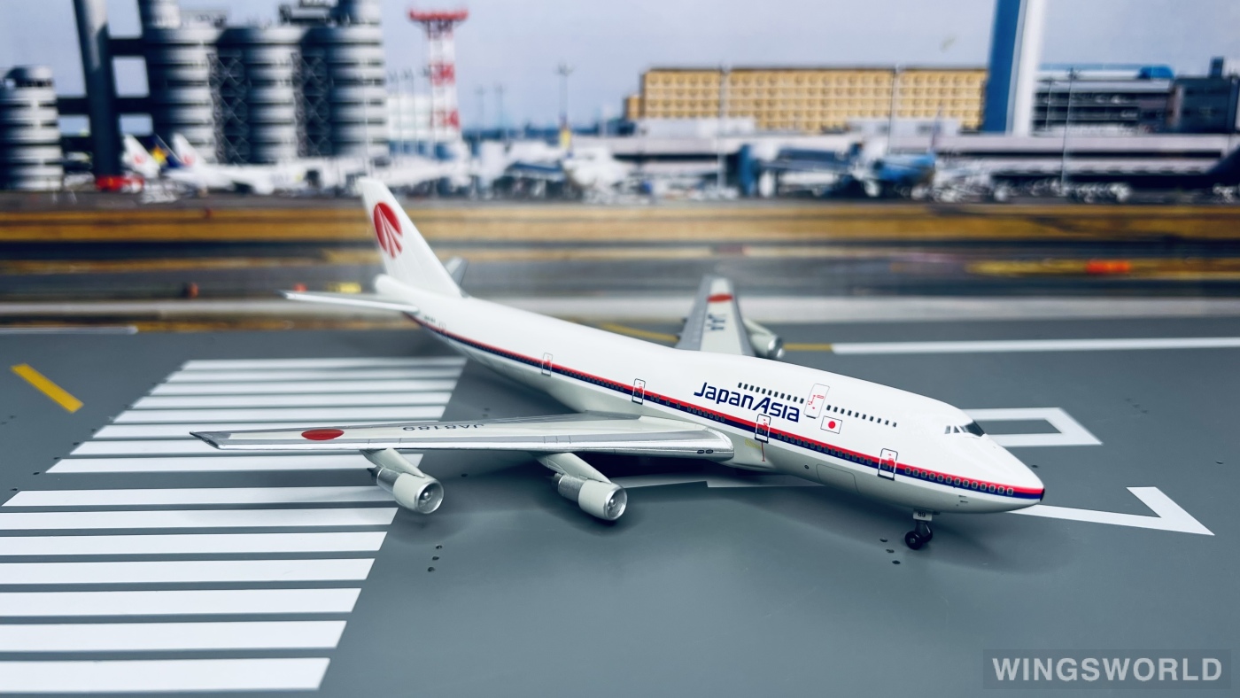 Dragon Models 1:400 56032 Japan Asia Airways 日本亚细亚航空 Boeing 747-300 JA8189