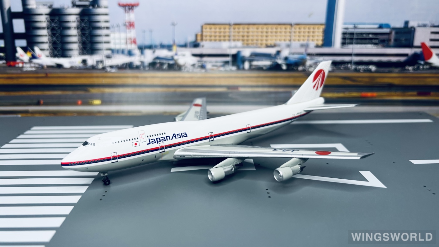 Dragon Models 1:400 56032 Japan Asia Airways 日本亚细亚航空 Boeing 747-300 JA8189