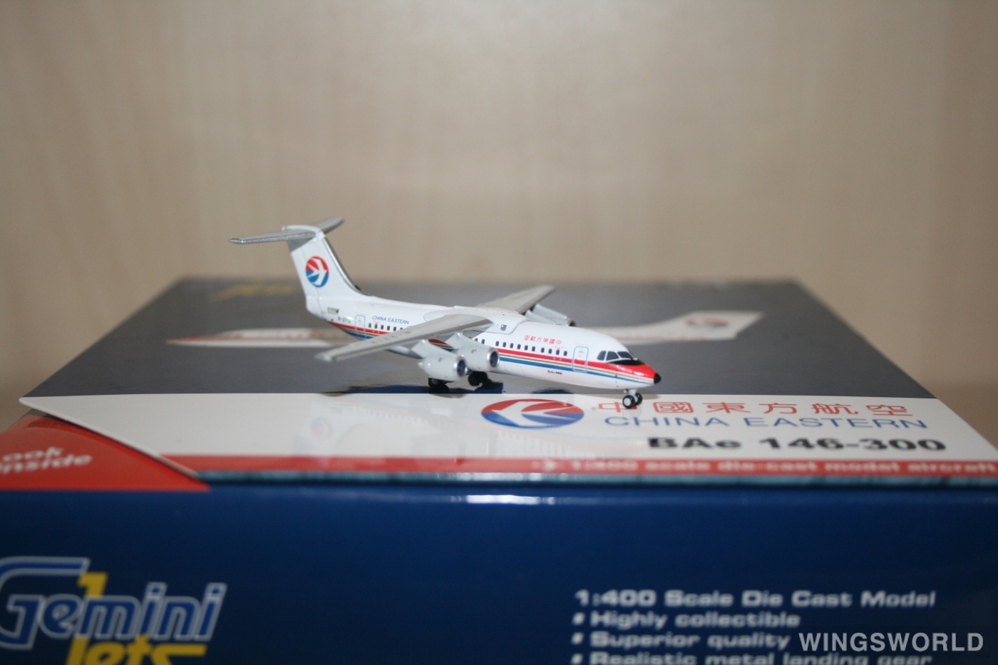 Geminijets 1:400 GJCES1727 China Eastern 中国东方航空 BAe 146 B-2712