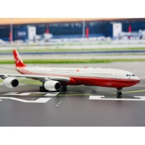 Turkey Government 土耳其政府 Airbus A340-500 TC-CAN 柏林航空土耳其分公司 LH4064 JC Wings 1:400