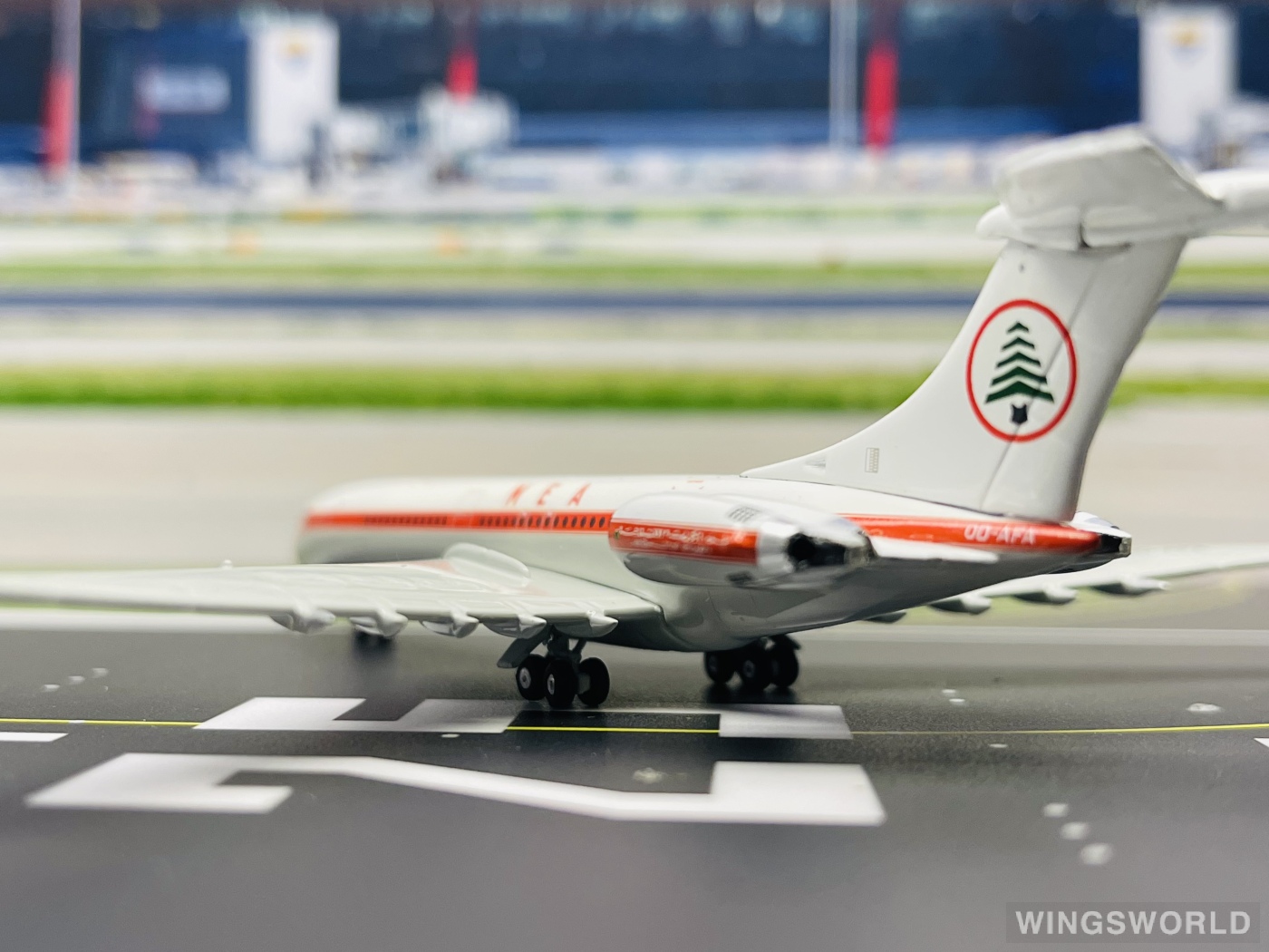 Geminijets 1:400 GJMEA695 Middle East Airlines 中东航空 Vickers VC10 OD-AFA