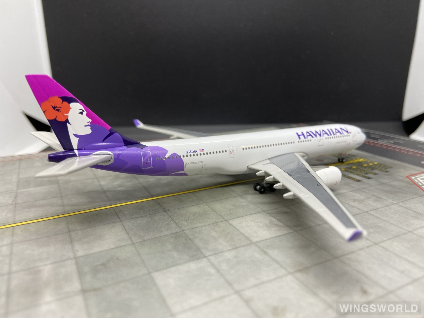 Geminijets 1:400 GJHAL1028 Hawaiian Airlines 夏威夷航空 Airbus A330-200 N381HA