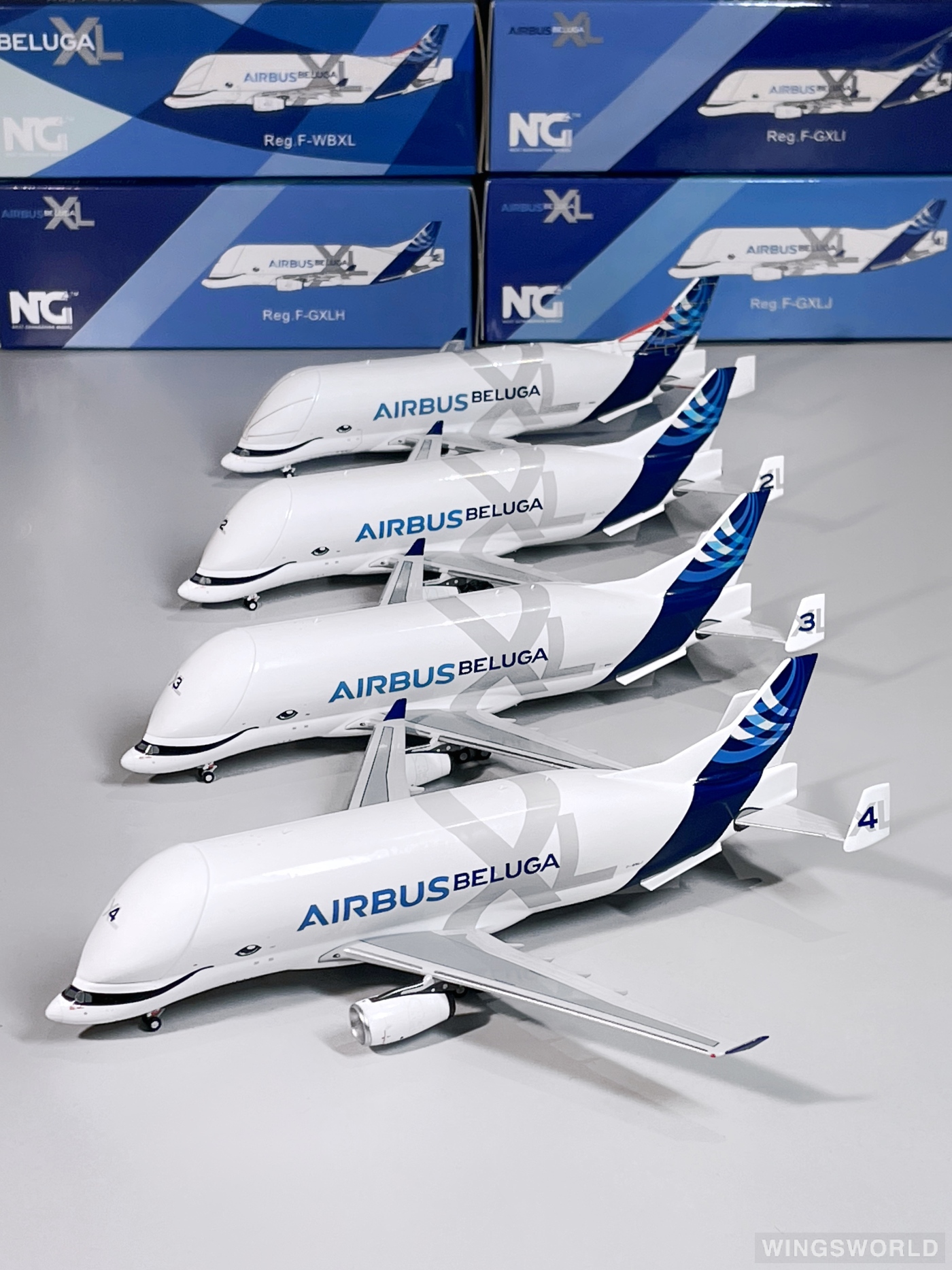 NGmodels 1:400 NG60006 Airbus 空中客车 Airbus A330-700L Beluga XL F-GXLG