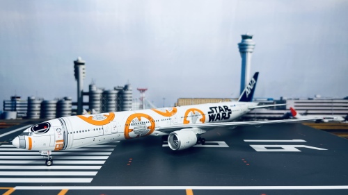 ANA 全日空 Boeing 777-300ER JA789A BB-8 星球大战 WB2010 Aviation200 1:200