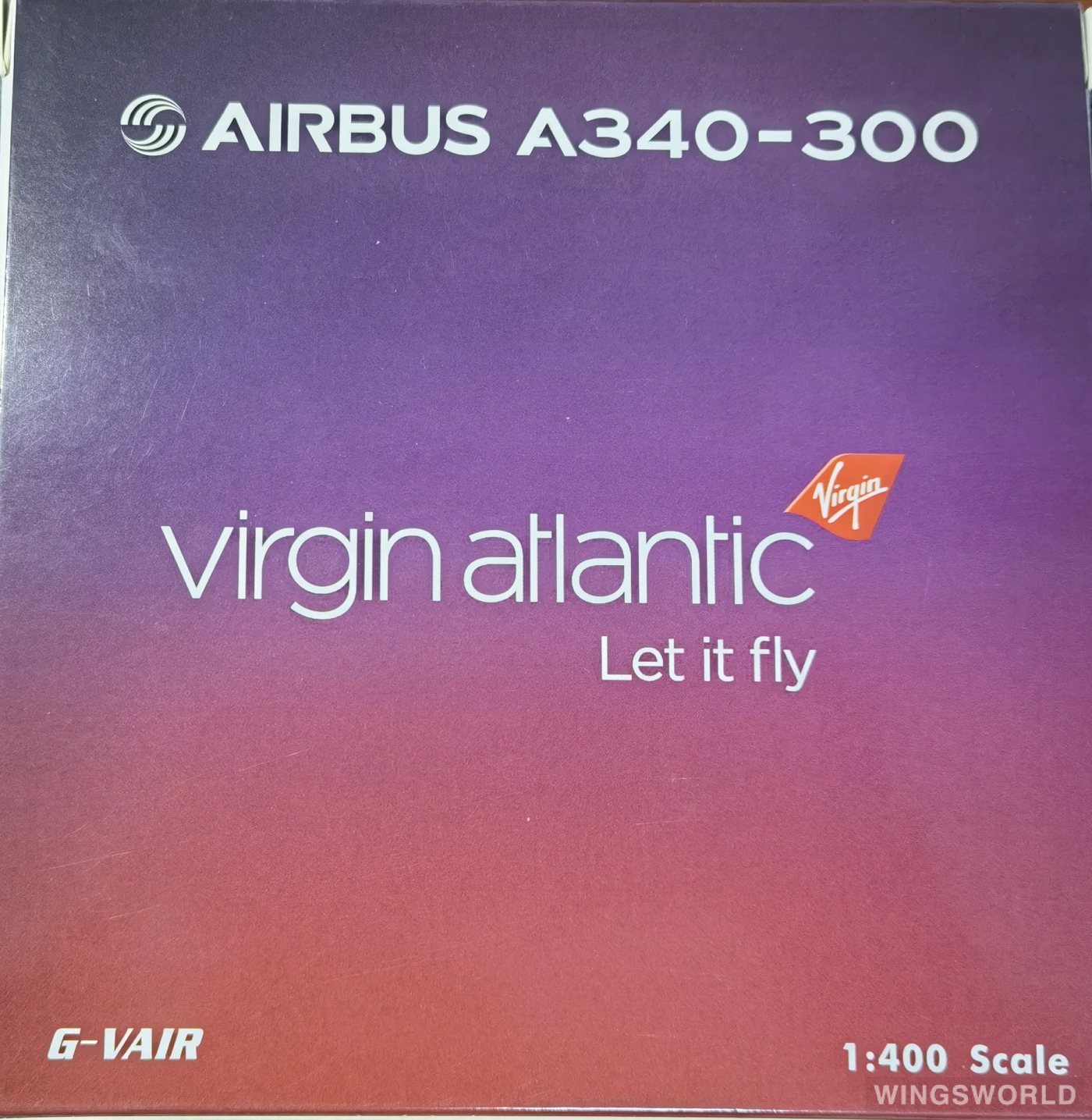 Phoenix 1:400 PH04421 Virgin Atlantic Airways 维珍航空 Airbus A340-300 G-VAIR