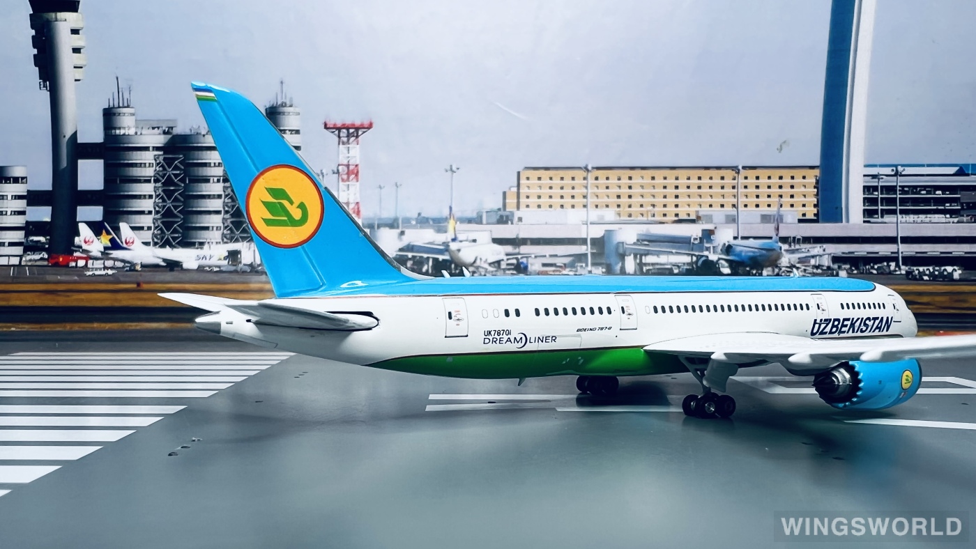 航空機 B787-8 UZBEKISTAN UK78701 PHOENIX 1:400 Phoenix Uzbekistan for Boeing B787-8 UK78701 1/400 DIECAST