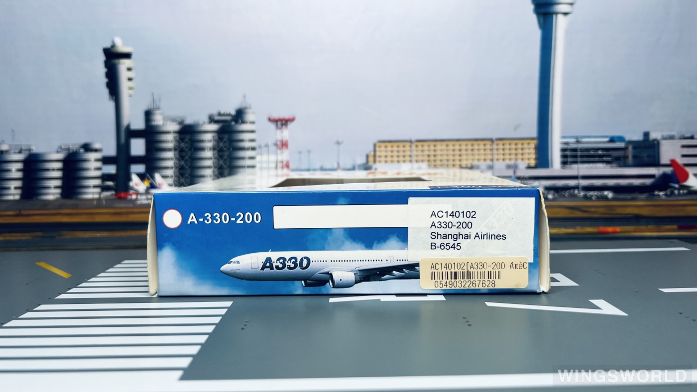 AeroClassics 1:400 AC4B6545 Shanghai Airlines 上海航空 Airbus A330-200 B-6545