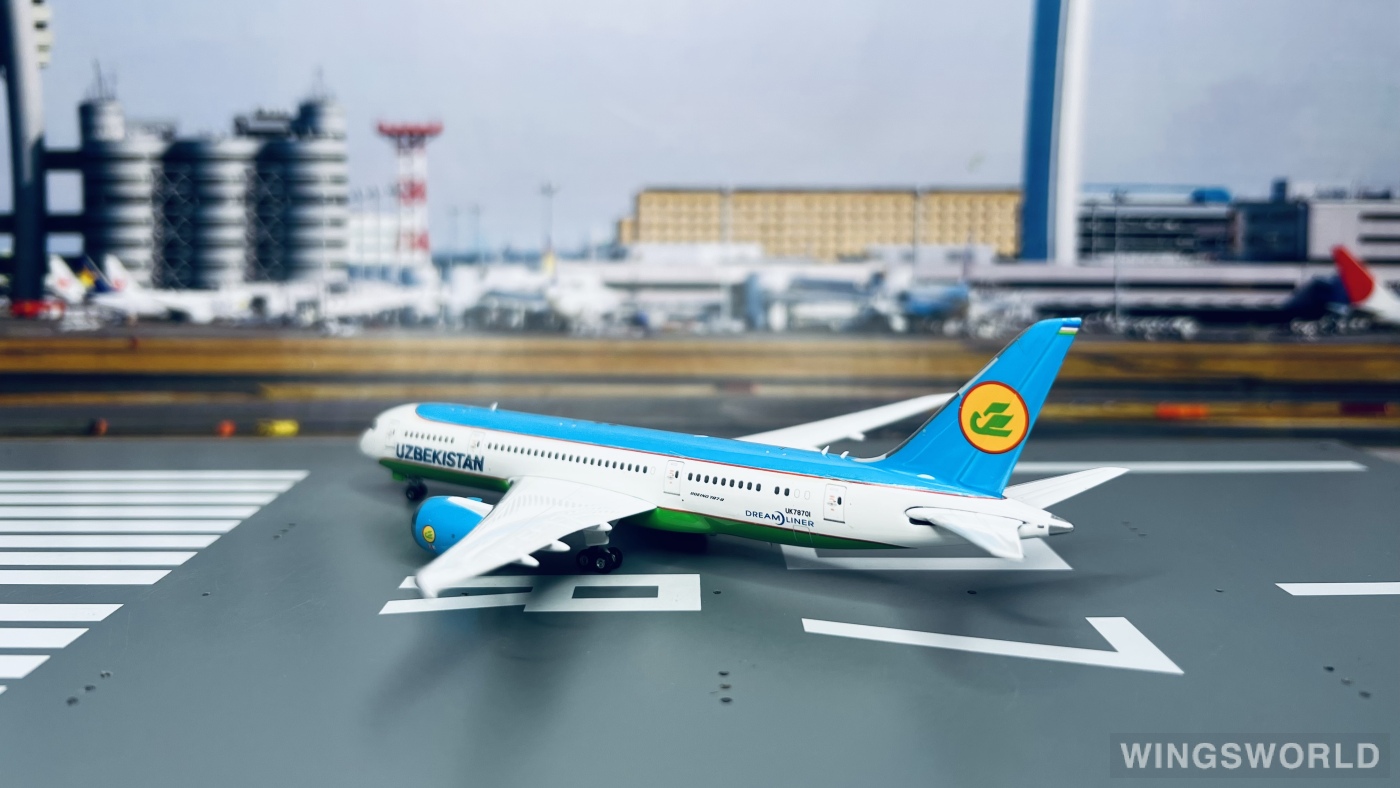 航空機 B787-8 UZBEKISTAN UK78701 PHOENIX 1:400 Phoenix Uzbekistan for Boeing B787-8 UK78701 1/400 DIECAST
