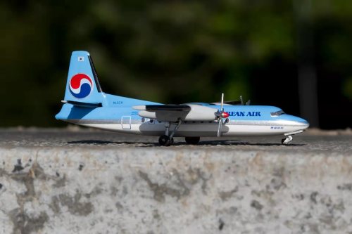 Korean Air 大韩航空 Fokker F-27 HL5211 Seoul 1988 AC411036 AeroClassics 1:400