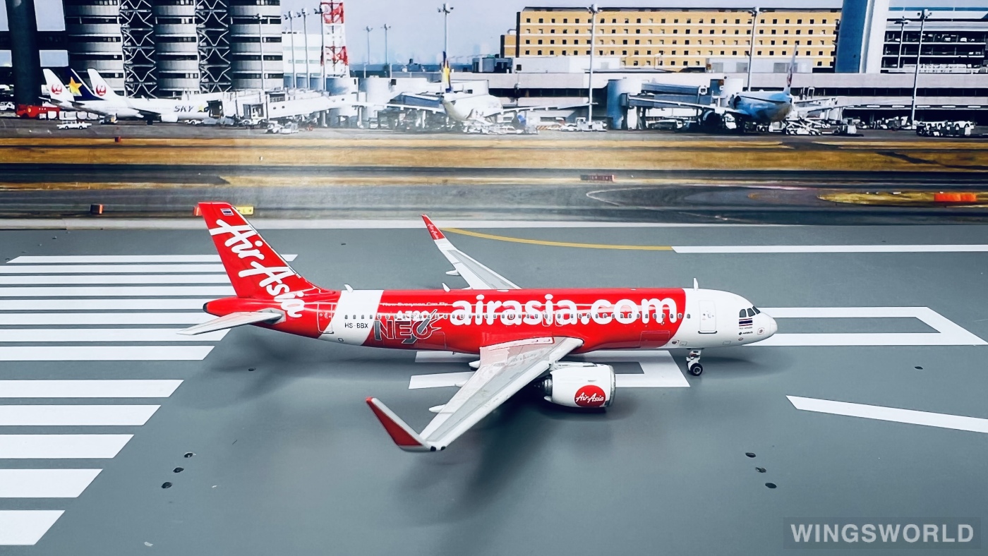 Phoenix 1:400 PH11388 AirAsia 亚洲航空 Airbus A320neo HS-BBX