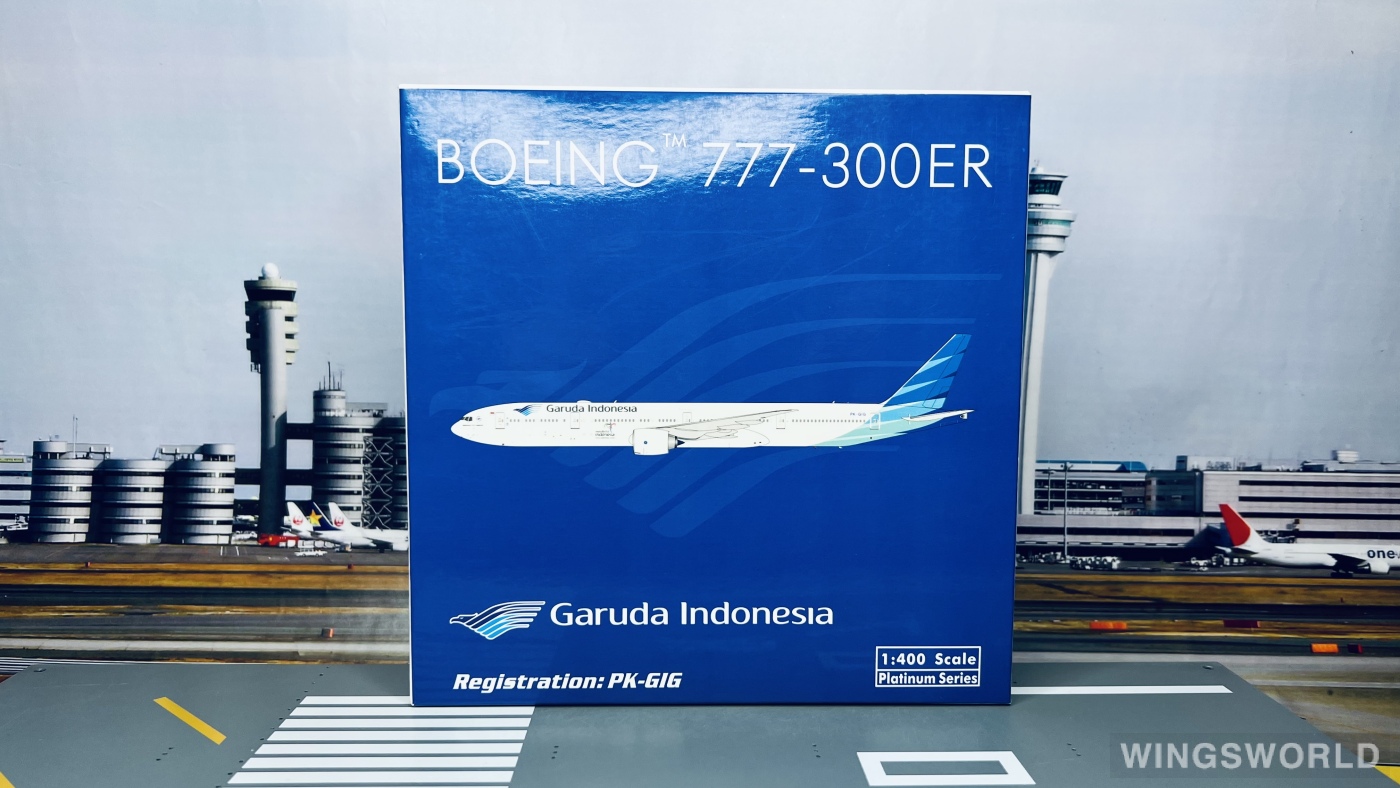 Phoenix 1:400 PH11062 Garuda Indonesia 印度尼西亚鹰航 Boeing 777-300ER PK-GIG