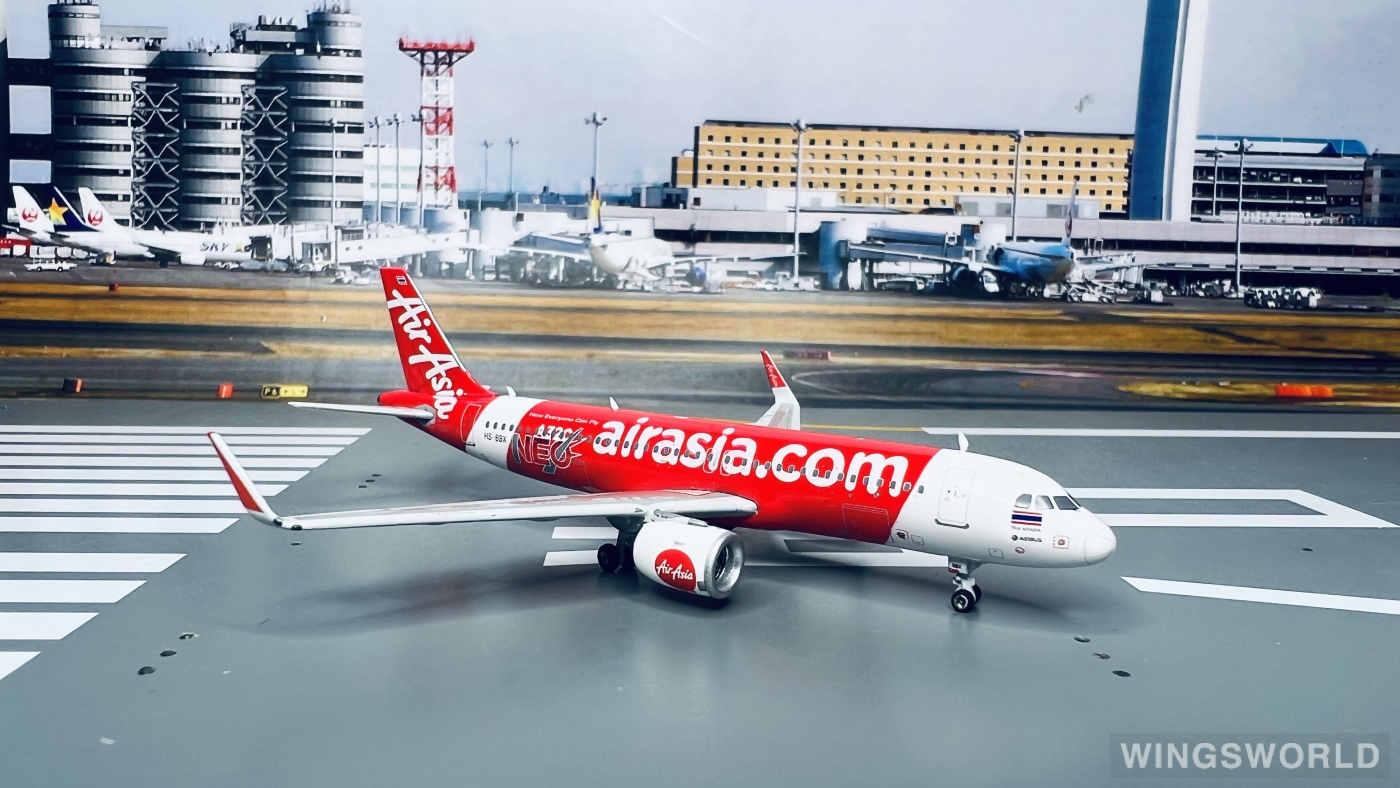 Phoenix 1:400 PH11388 AirAsia 亚洲航空 Airbus A320neo HS-BBX
