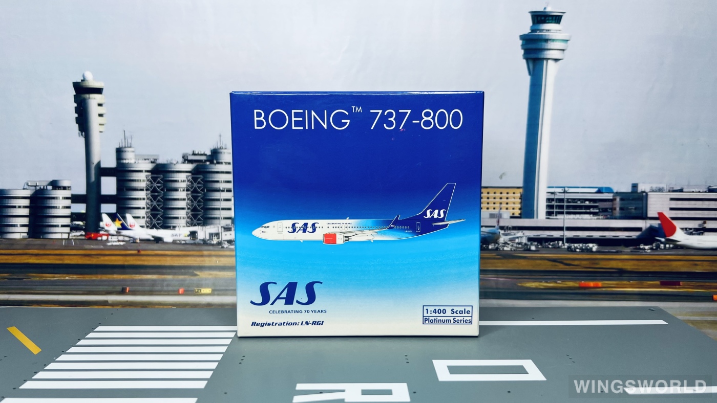 Phoenix 1:400 PH11345 SAS 北欧航空 Boeing 737-800 LN-RGI
