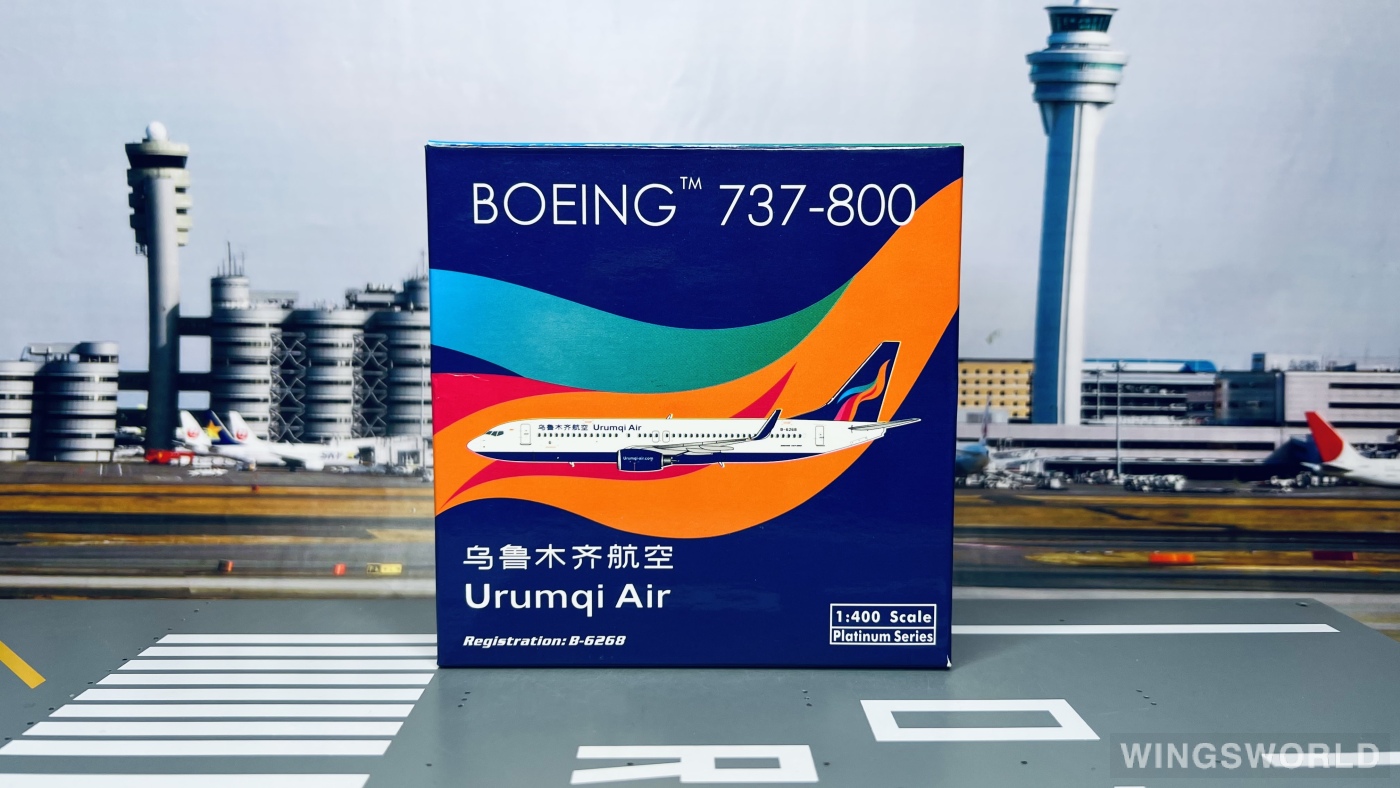 Phoenix 1:400 PH11369 Urumqi Air 乌鲁木齐航空 Boeing 737-800 B-6268