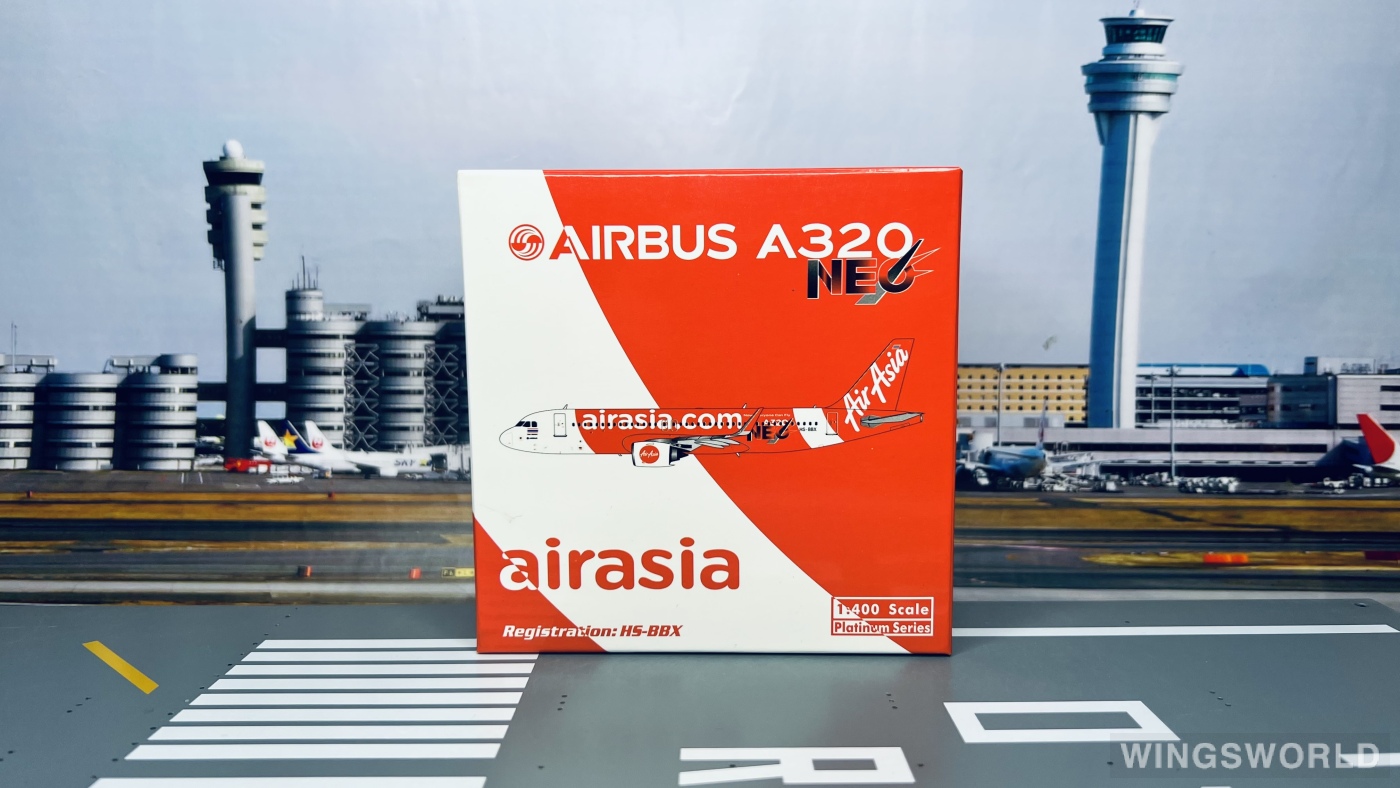 Phoenix 1:400 PH11388 AirAsia 亚洲航空 Airbus A320neo HS-BBX