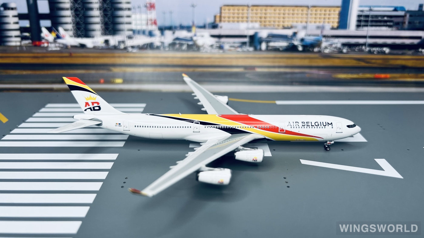 Phoenix 1:400 PH11479 Air Belgium 比利时航空 Airbus A340-300 OO-ABA