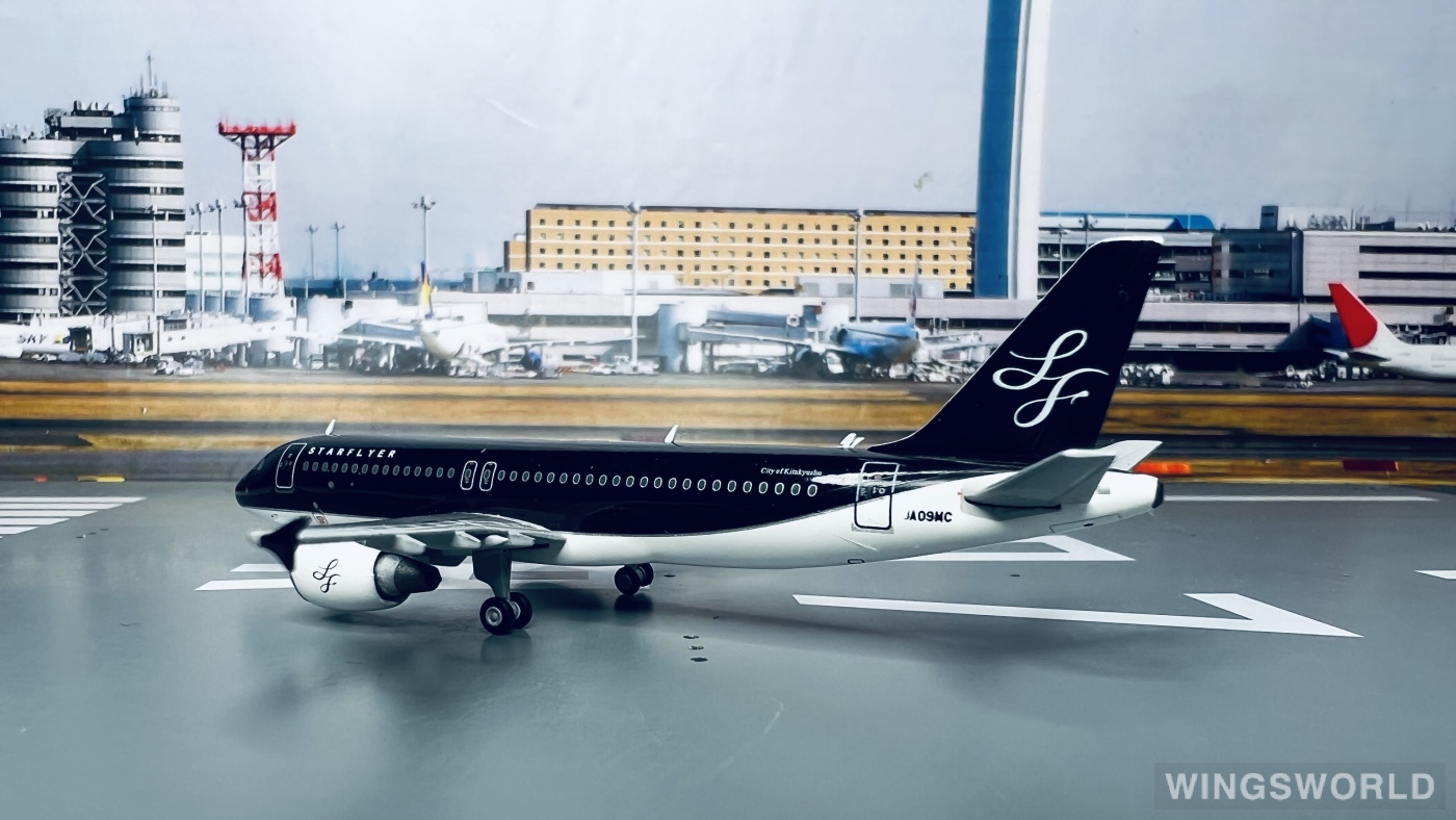 Geminijets 1:400 GJSFJ4002 StarFlyer 星悦航空 Airbus A320 JA09MC