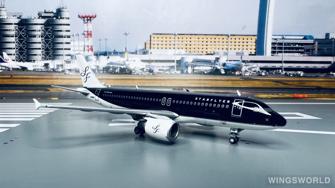 Geminijets 1:400 GJSFJ4002 StarFlyer 星悦航空 Airbus A320 JA09MC
