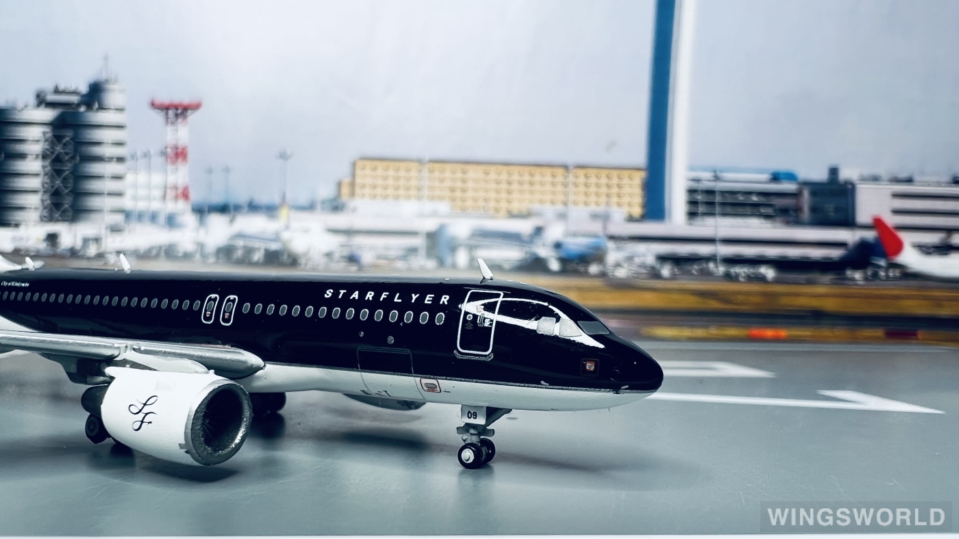 Geminijets 1:400 GJSFJ4002 StarFlyer 星悦航空 Airbus A320 JA09MC