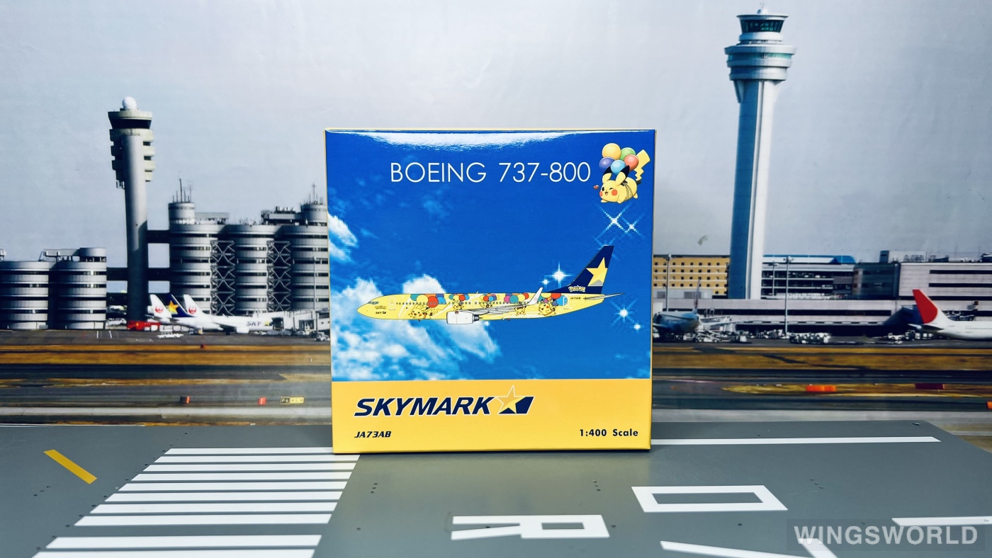 Phoenix 1:400 PH04408 Skymark Airlines 天马航空 Boeing 737-800 JA73AB