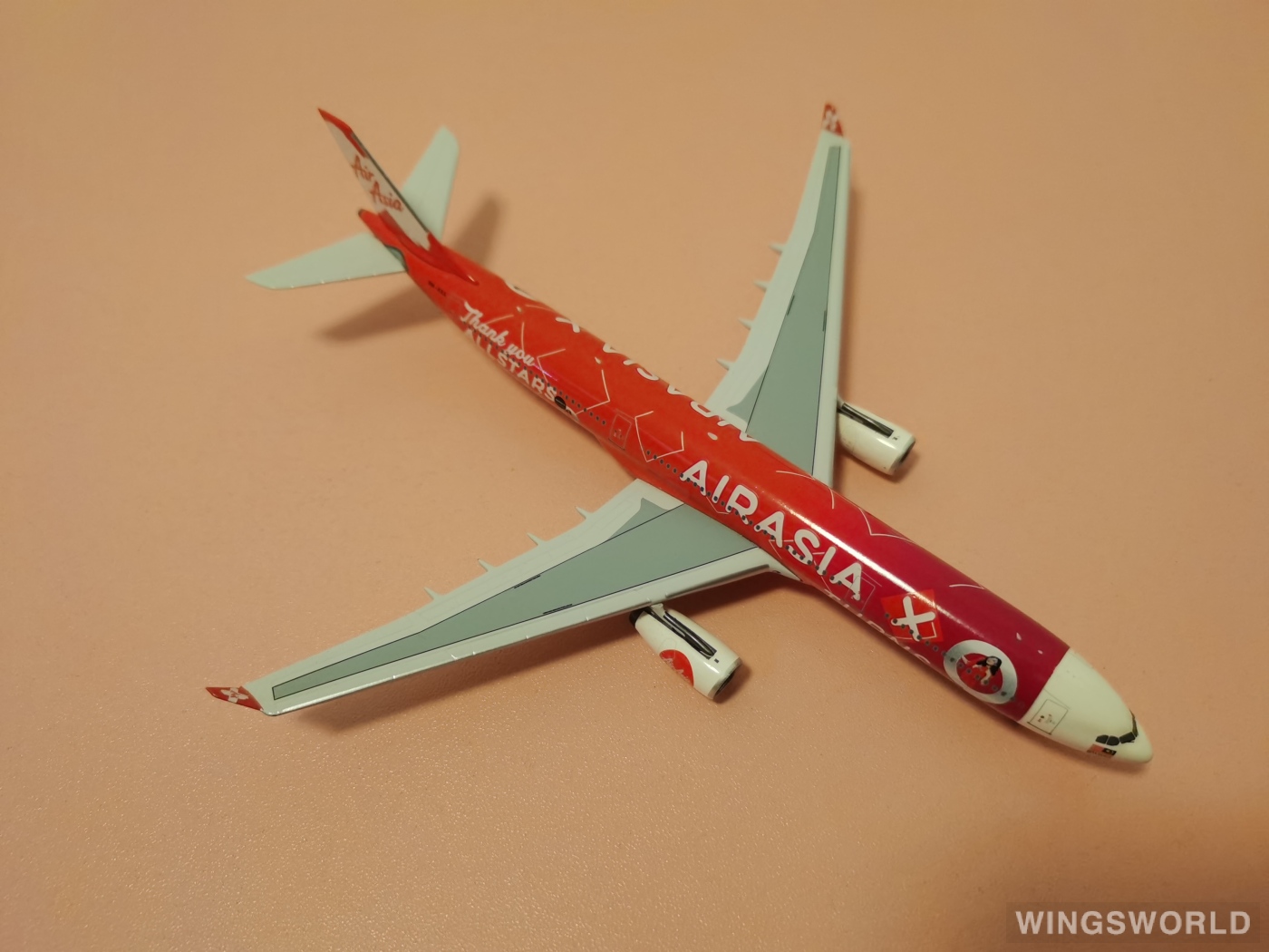 Pandamodel 1:400 BOX19008 AirAsia 亚洲航空 Airbus A330-300 9M-XXA