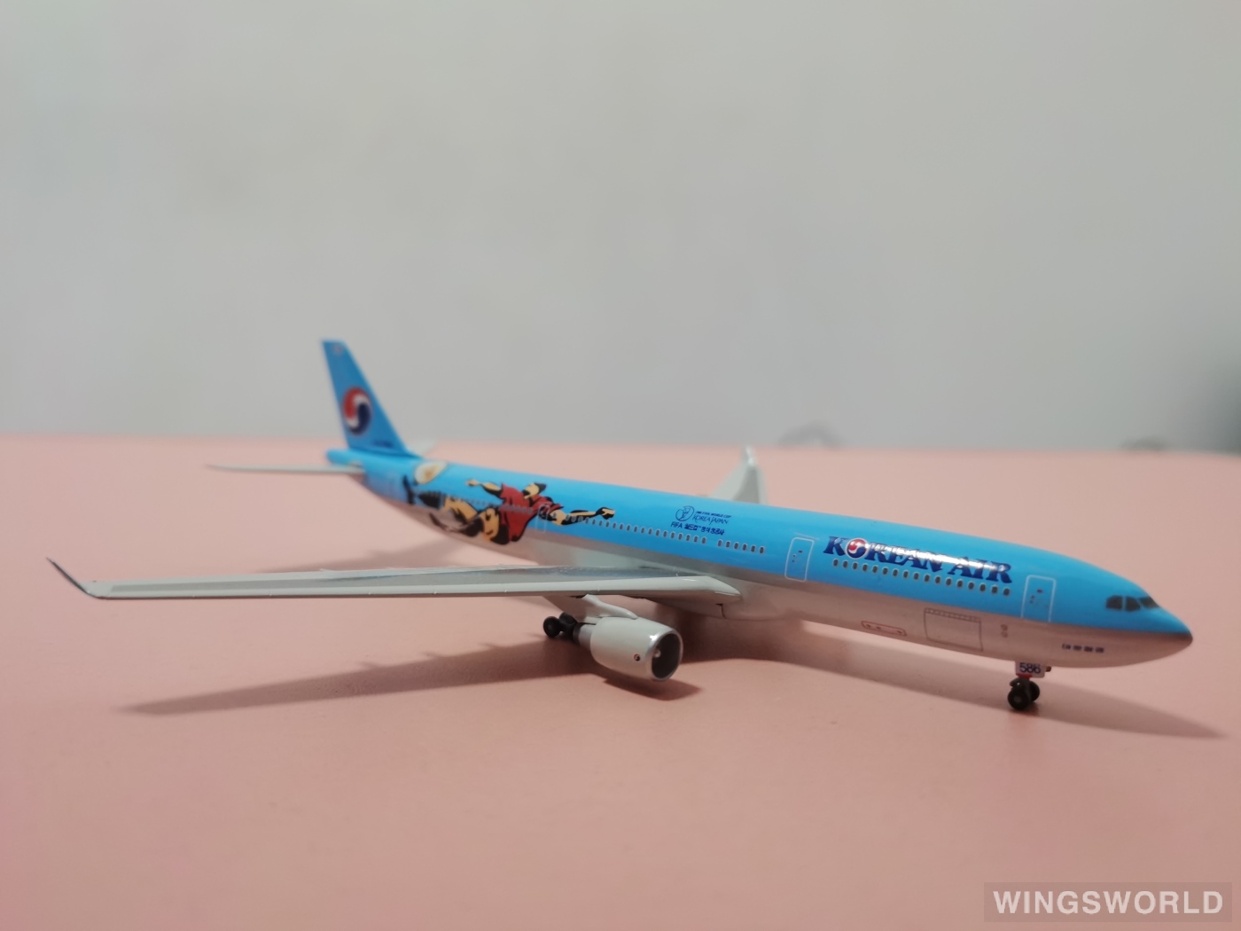 KOREAN AIR ❣️レア❣️木製 非売品 大型 151cm 飛行機 模型 飞机模型世界