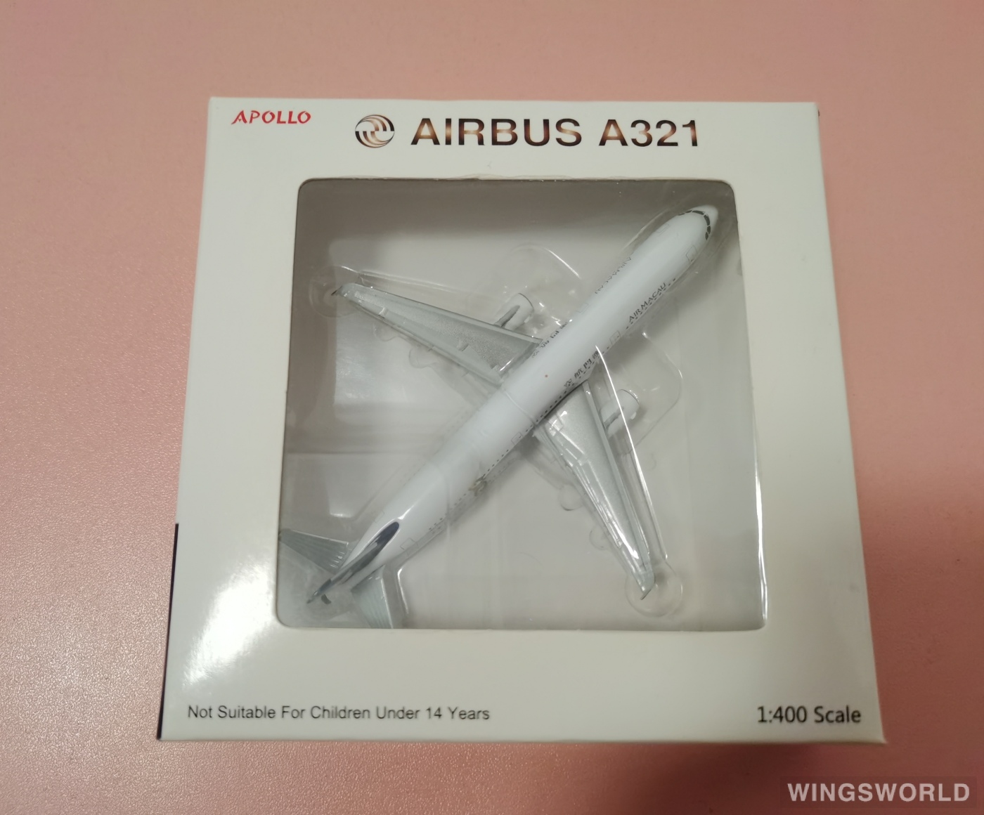 Apollo 1:400 A13091 Air Macau 澳门航空 Airbus A321 B-MAQ