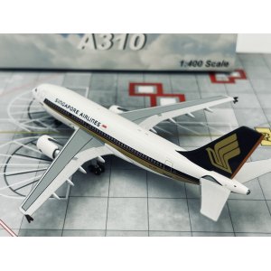 Singapore Airlines 新加坡航空 Airbus A310-300 9V-STF 1990s colors. With rolling gears. AC49VSTFB AeroClassics 1:400