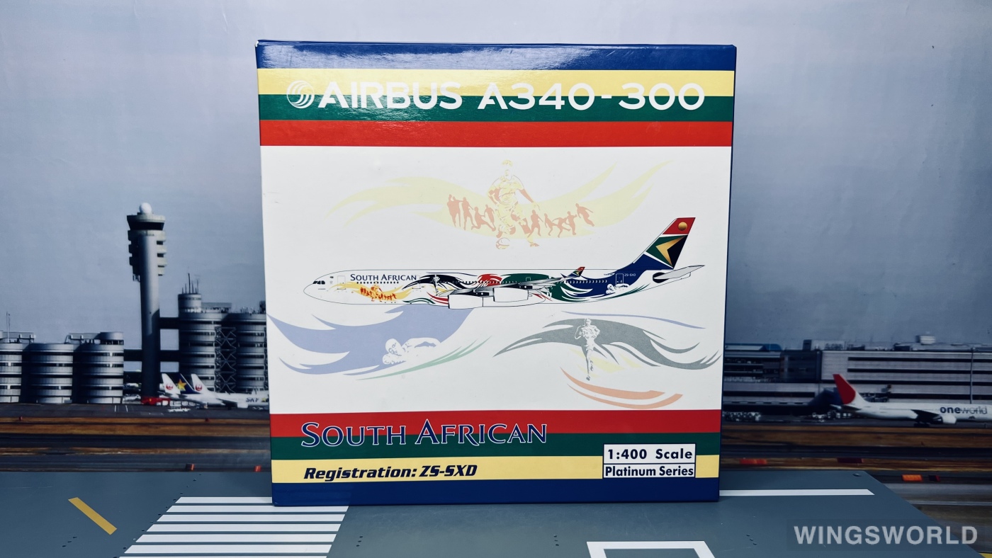 Phoenix 1:400 PH10670 South African Airways 南非航空 Airbus A340-300 ZS-SXD