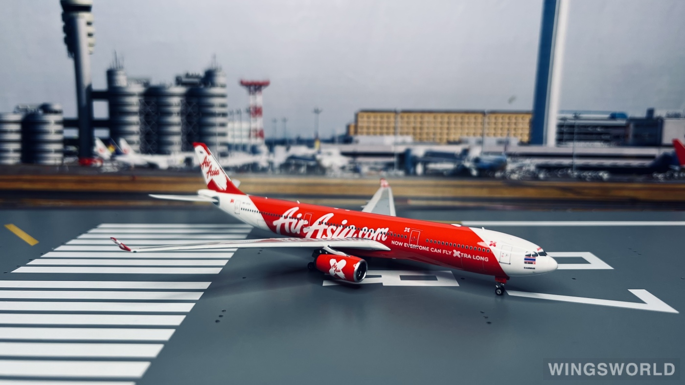 Phoenix 1:400 PH11006 AirAsia 亚洲航空 Airbus A330-300 HS-XTA