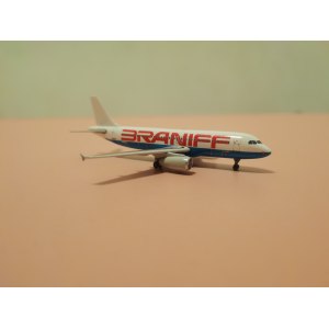 Braniff 布兰尼夫国际航空 Airbus A320 N901BN 标涂 JX067 Jet-X 1:400