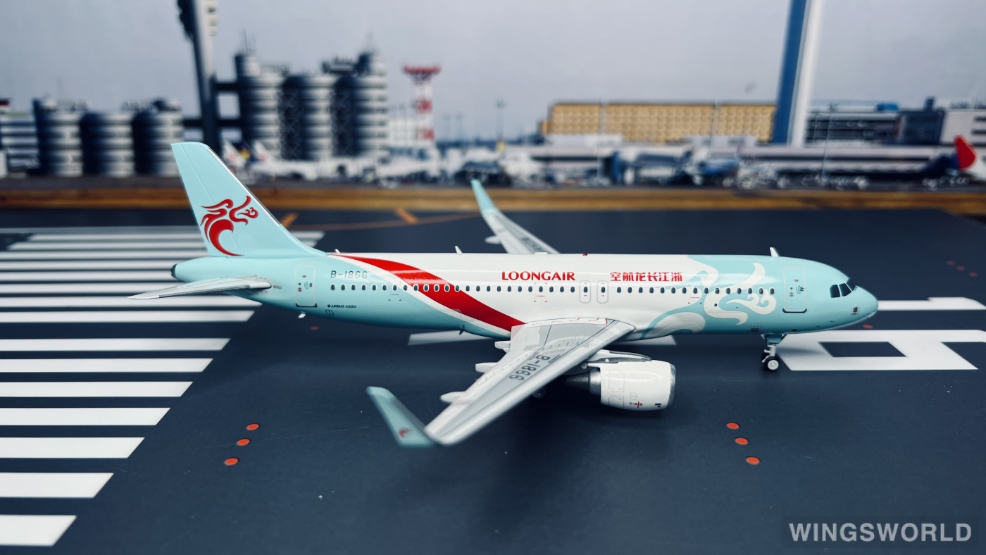 Inflight200 1:200 IFB1866 Loong Air 浙江长龙航空 Airbus A320 B-1866
