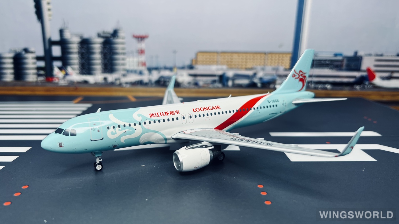 Inflight200 1:200 IFB1866 Loong Air 浙江长龙航空 Airbus A320 B-1866