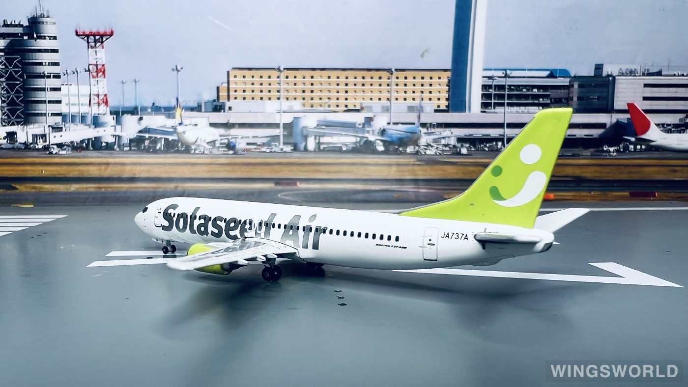 Geminijets 1:400 GJSNJ1240D Solaseed Air 空之子航空 Boeing 737-400 JA737A
