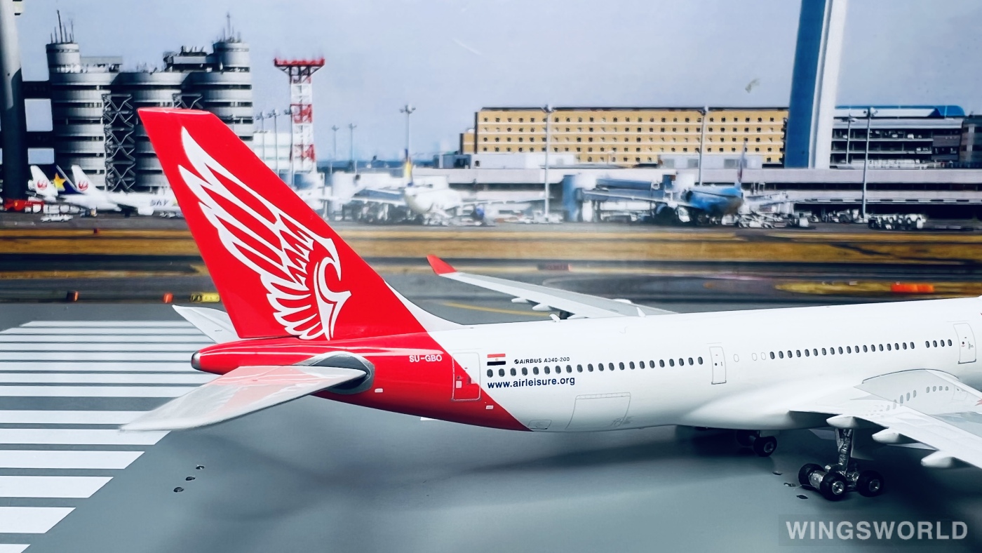 Phoenix 1:400 PH11410 Air Leisure 悠闲风行航空 Airbus A340-200 SU-GBO