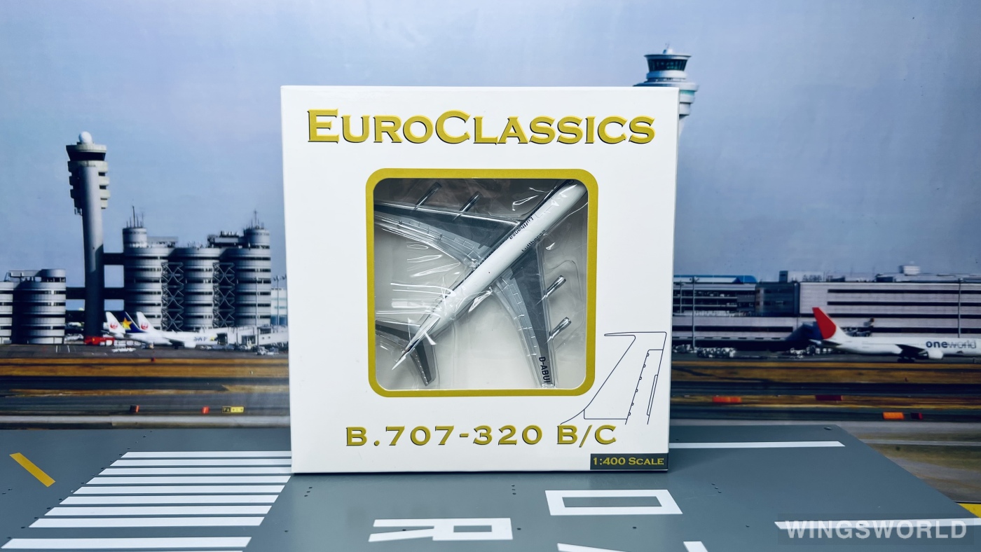 AeroClassics 1:400 AC4DABUI Lufthansa 汉莎航空 Boeing 707-300 D-ABUI