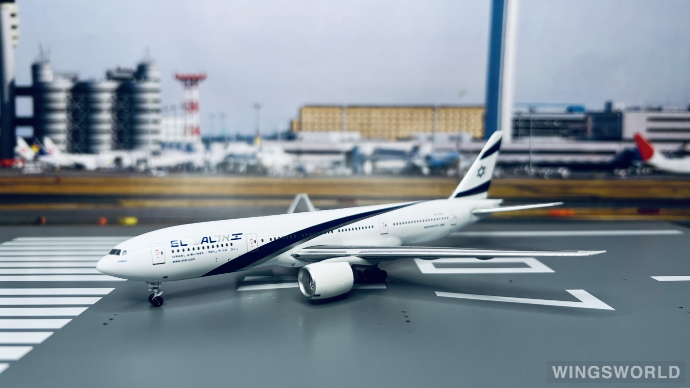 Witty 1:400 WT4772005 El Al 以色列航空 Boeing 777-200 4X-ECE