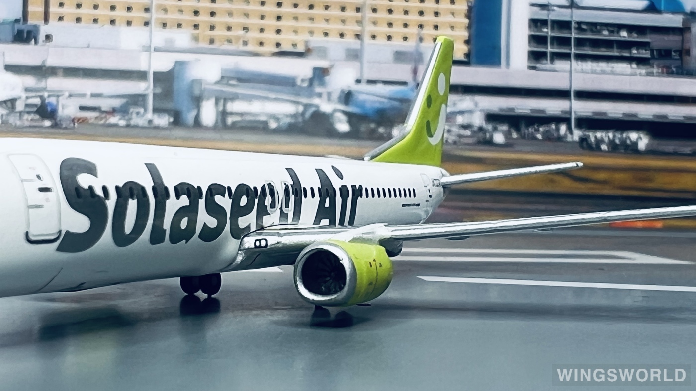 Geminijets 1:400 GJSNJ1240D Solaseed Air 空之子航空 Boeing 737-400 JA737A