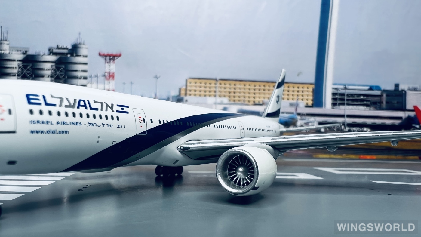 Witty 1:400 WT4772005 El Al 以色列航空 Boeing 777-200 4X-ECE