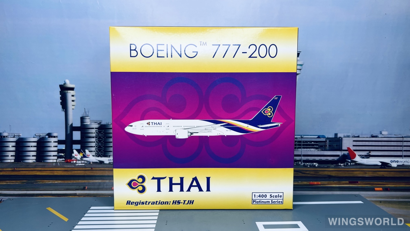 Phoenix 1:400 PH10846 Thai Airways 泰国国际航空 Boeing 777-200 HS-TJH