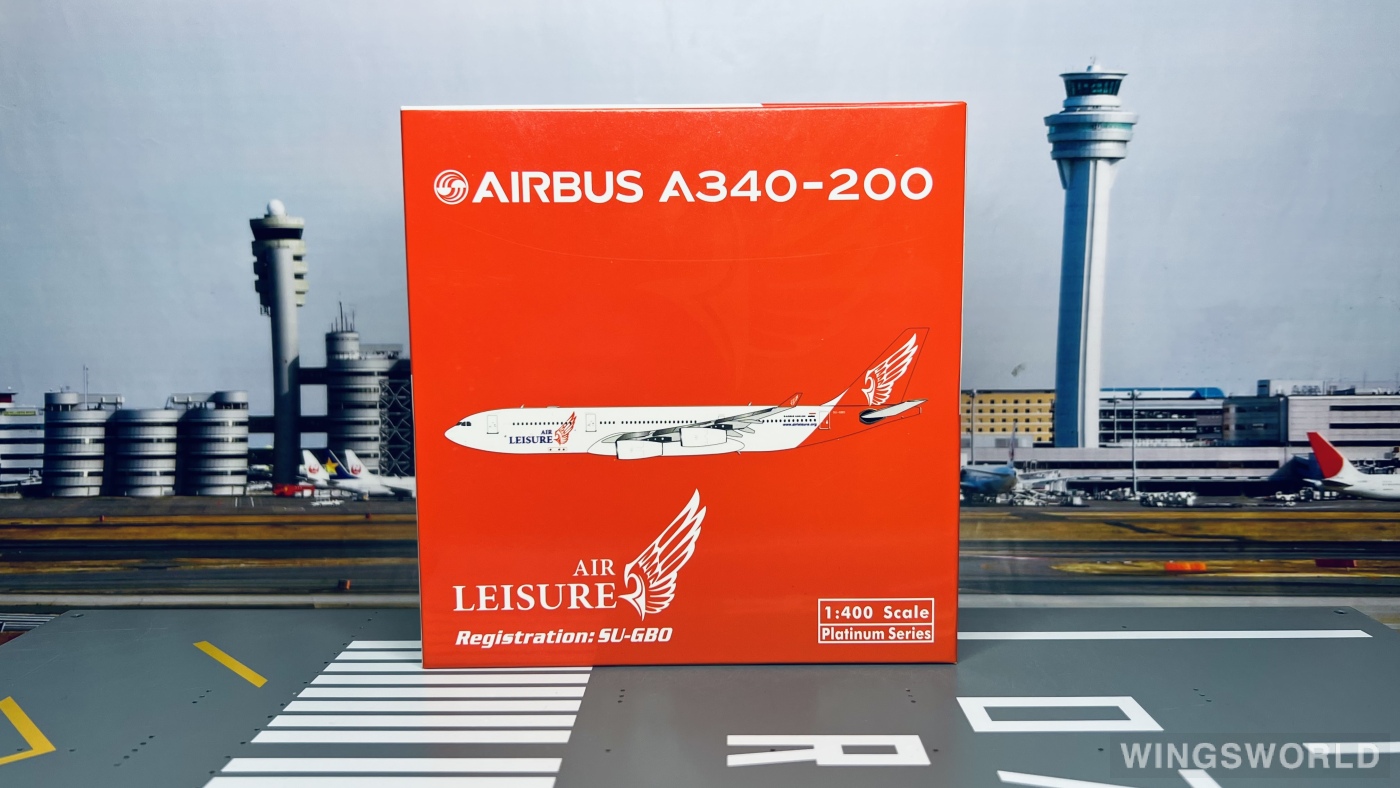 Phoenix 1:400 PH11410 Air Leisure 悠闲风行航空 Airbus A340-200 SU-GBO