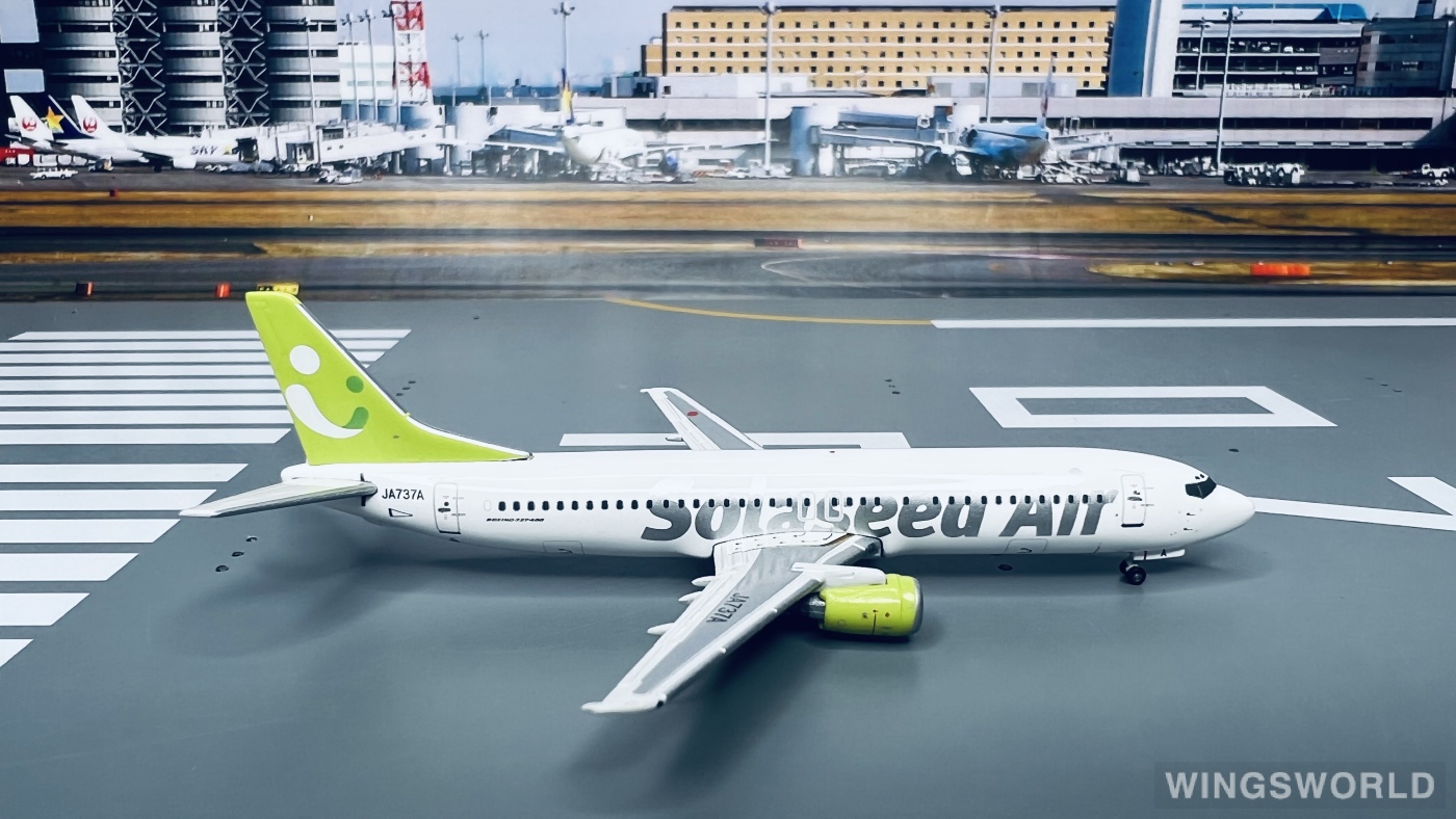 Geminijets 1:400 GJSNJ1240D Solaseed Air 空之子航空 Boeing 737-400 JA737A